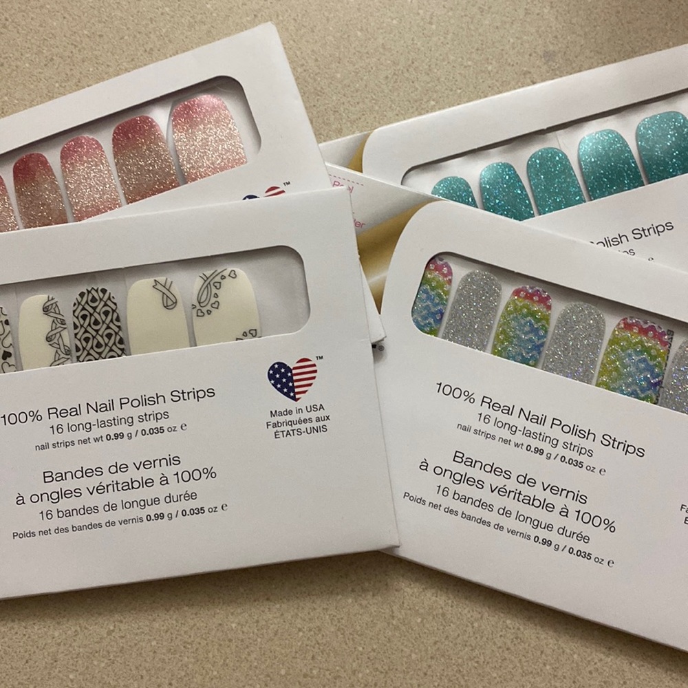 COLORSTREET 4 packs Unopened Nail Polish Strips